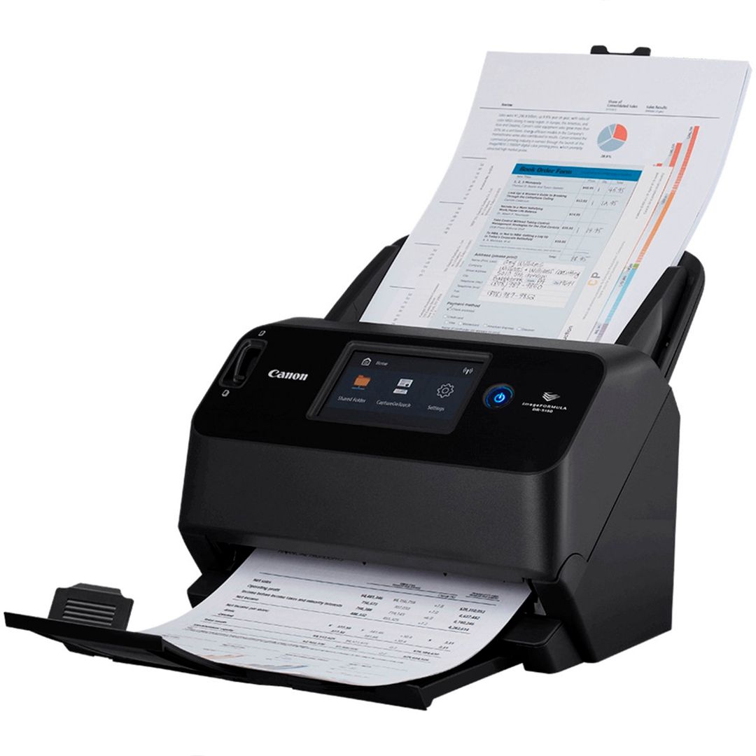 Сканер Canon imageFORMULA DR-S150, A4, 600*600 dpi, USB 3.2, LAN, Wi-Fi, CIS, протяжной