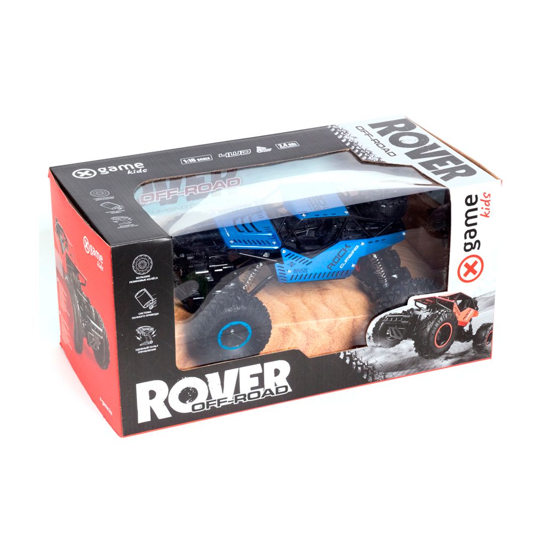 Радиоуправляемая машина X-Game 41600SB, 1:16, cиняя / Подарки и сувениры №3