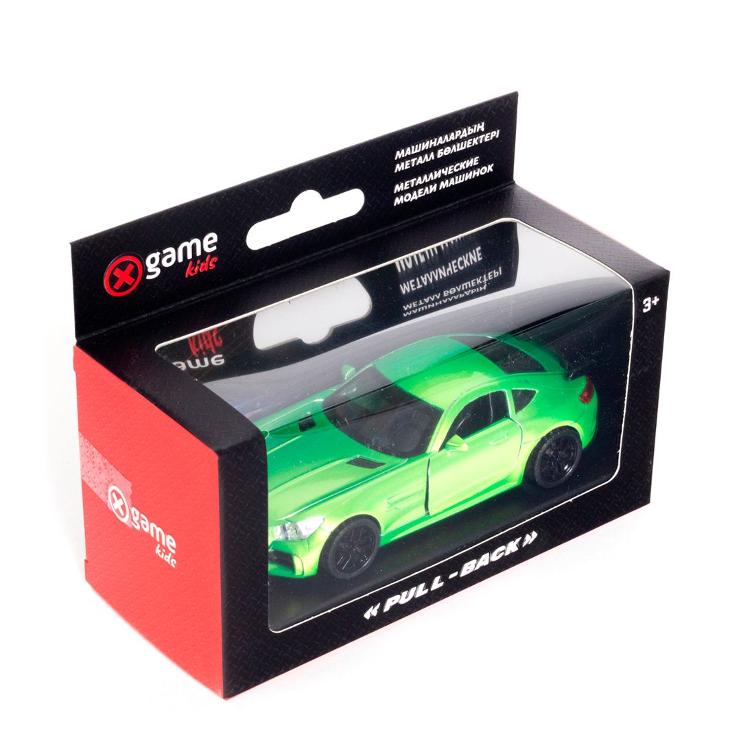 Металлическая машинка X-Game 43500MG, 1:32, 12.5 см, зелёный металлик / Подарки и сувениры №3 oe.kz Металлическая машинка X-Game 43500MG, 1:32, 12.5 см, зелёный металлик / Подарки и сувениры №3