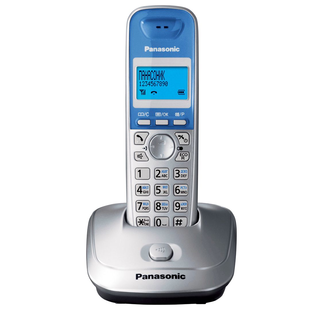 Dect телефон Panasonic KX-TG2511RUS, серебристый