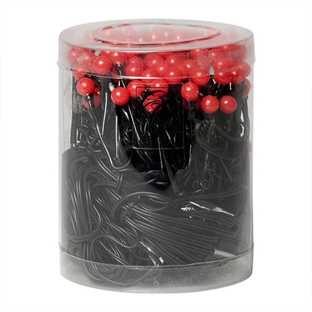 Гирлянда светодиодная "Жемчуга", общая длина 18 м, 80 диодов, красная / Электрогирлянды №3