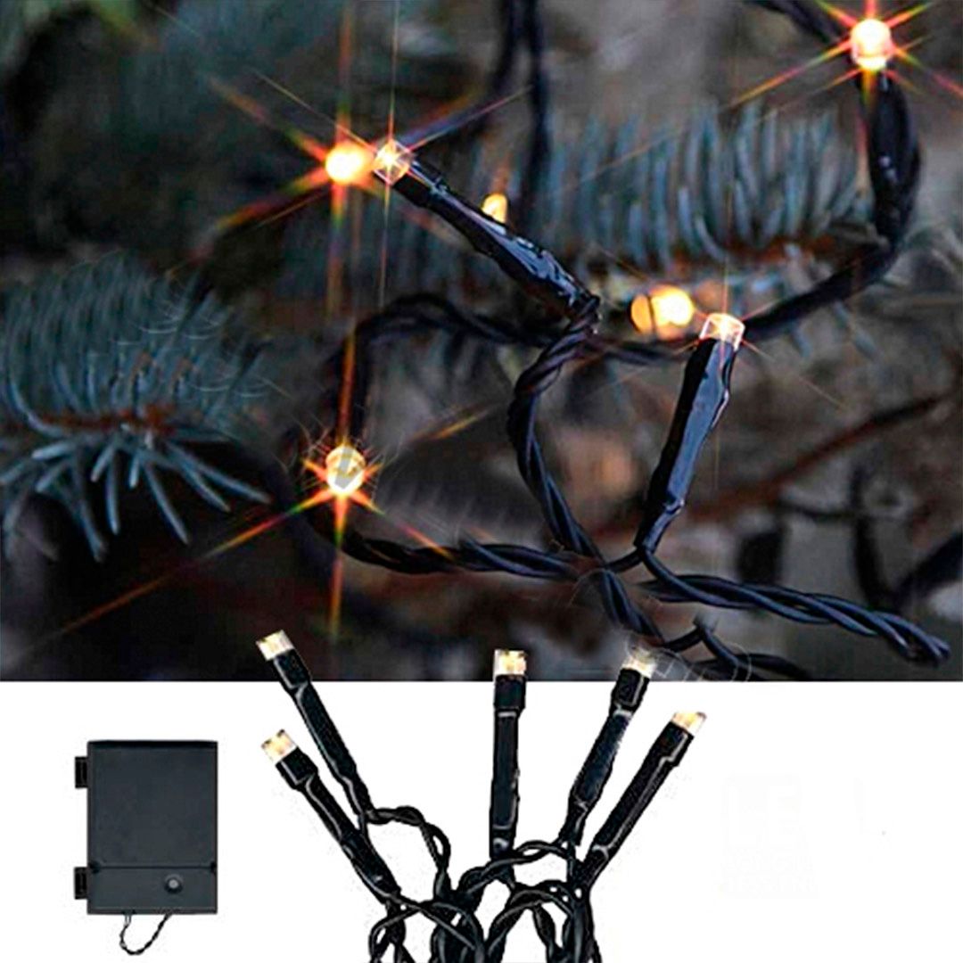 Гирлянда светодиодная Star Trading AB, на батарейках, 110 см / Электрогирлянды oe.kz Гирлянда светодиодная Star Trading AB, на батарейках, 110 см / Электрогирлянды