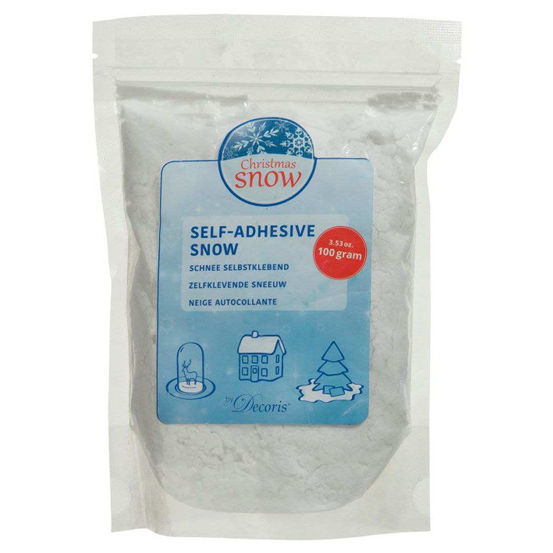 Снег искусственный, самоклеящийся, 100 гр/упак, белый / Подарки и сувениры oe.kz Снег искусственный, самоклеящийся, 100 гр/упак, белый / Подарки и сувениры