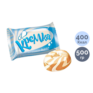 Карамель Кремка, сүт дәмімен, 500 гр / Кәмпиттер oe.kz Карамель Кремка, сүт дәмімен, 500 гр / Кәмпиттер