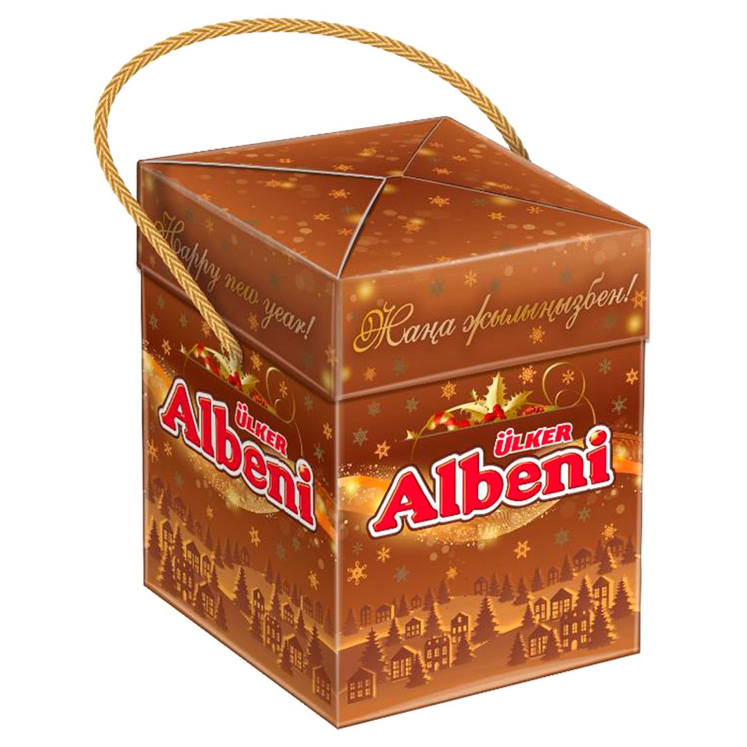 Новогодний подарок Ulker Albeni подарок "С Новым Годом!", 249,2 гр / Новогодние подарки