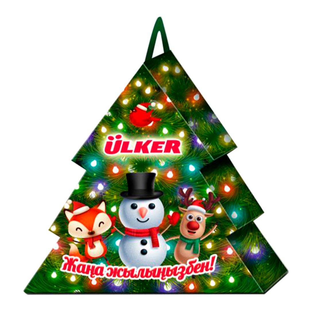 Новогодний подарок Ulker Ёлочка "С Новым Годом!", 303 гр / Новогодние подарки №3