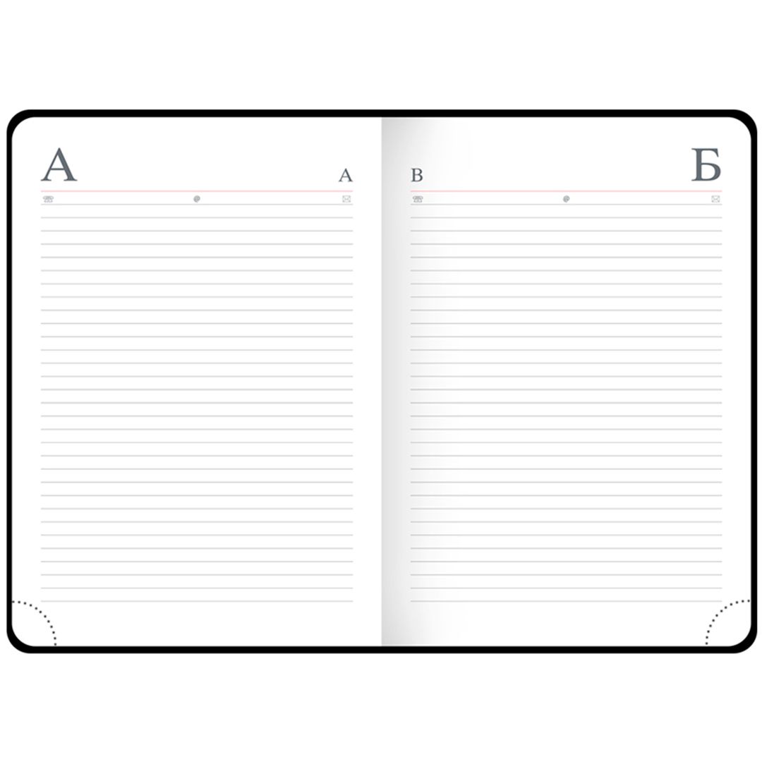 Ежедневник датированный OfficeSpace "Nebraska", 2022 г., А5, 176 л., кожзам, белый / Ежедневники датированные №6