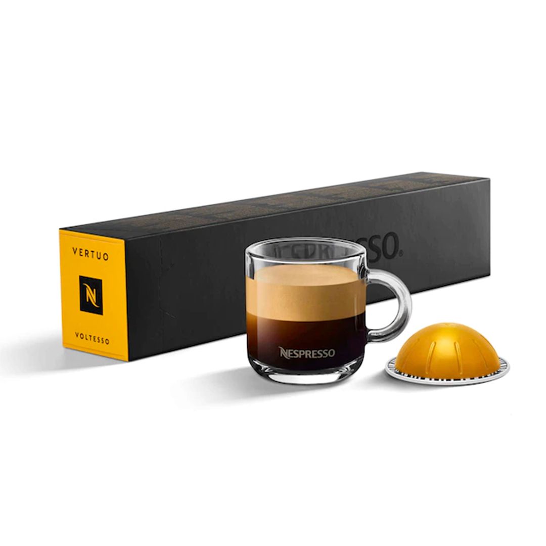 Кофе в капсулах Nespresso "Voltesso", для кофемашин Nespresso, 10 капсул / Кофе и чай в капсулах