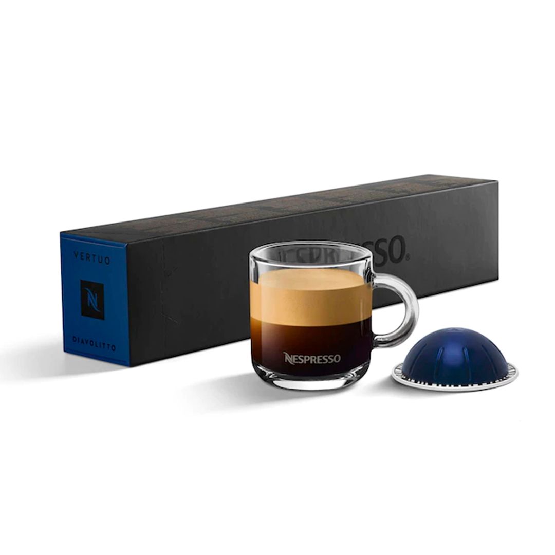 Кофе в капсулах Nespresso "Diavolitto", для кофемашин Nespresso, 10 капсул / Кофе и чай в капсулах
