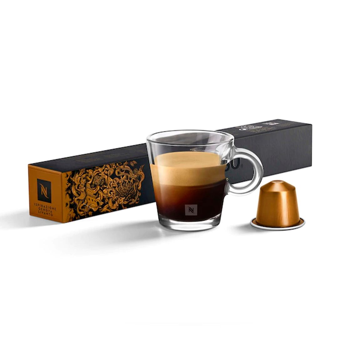 Кофе в капсулах Nespresso "Ispirazione Genova Livanto", для кофемашин Nespresso, 10 капсул / Кофе и чай в капсулах