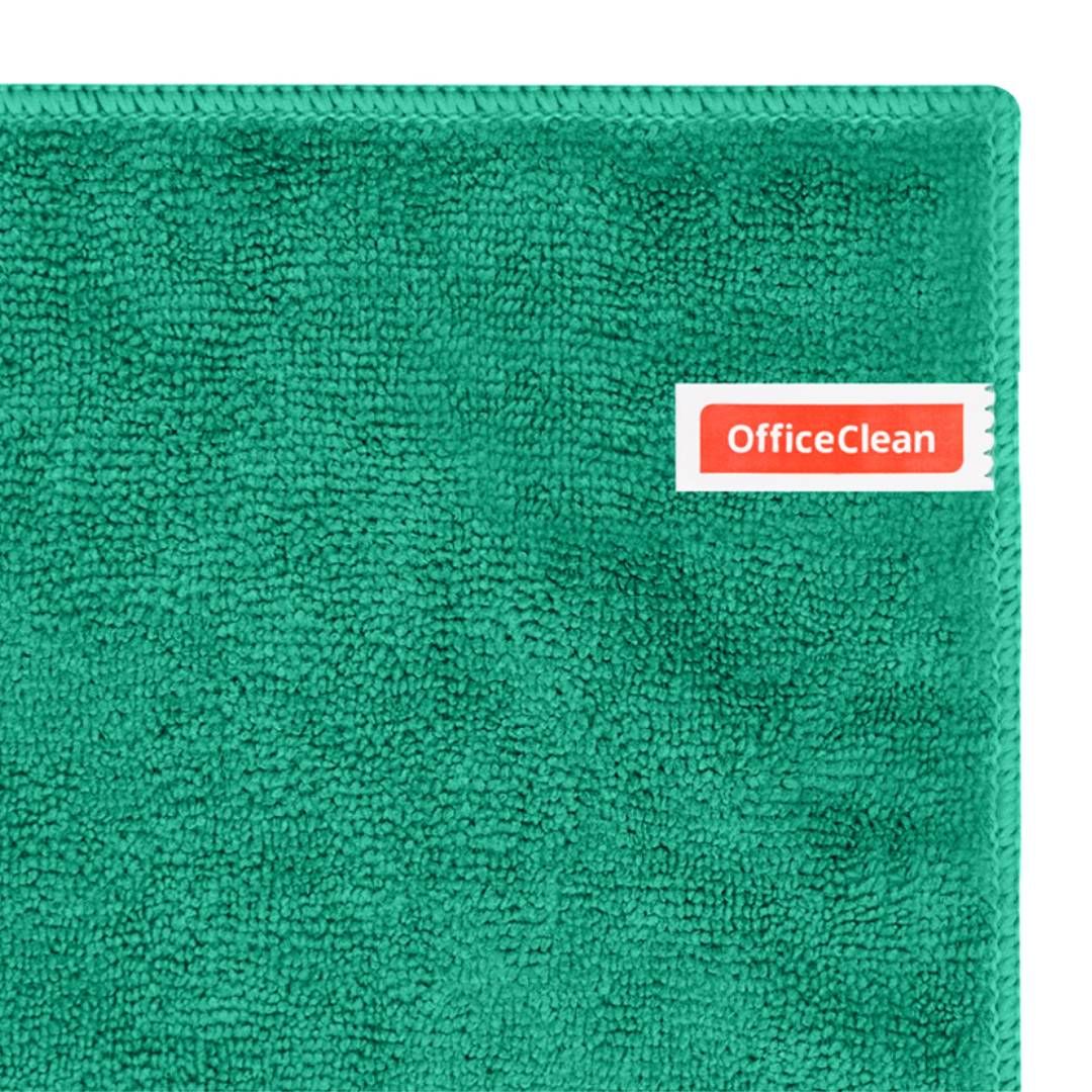 Салфетка для пола OfficeClean "Премиум", микрофибра, размер 50*60 см, зеленая / Тряпки для пола №3