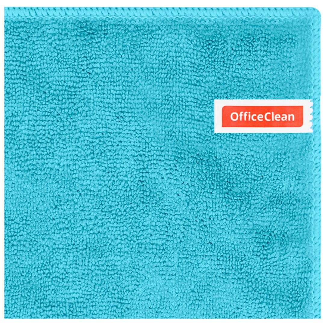 Салфетка для пола OfficeClean "Премиум", микрофибра, размер 50*60 см, голубая