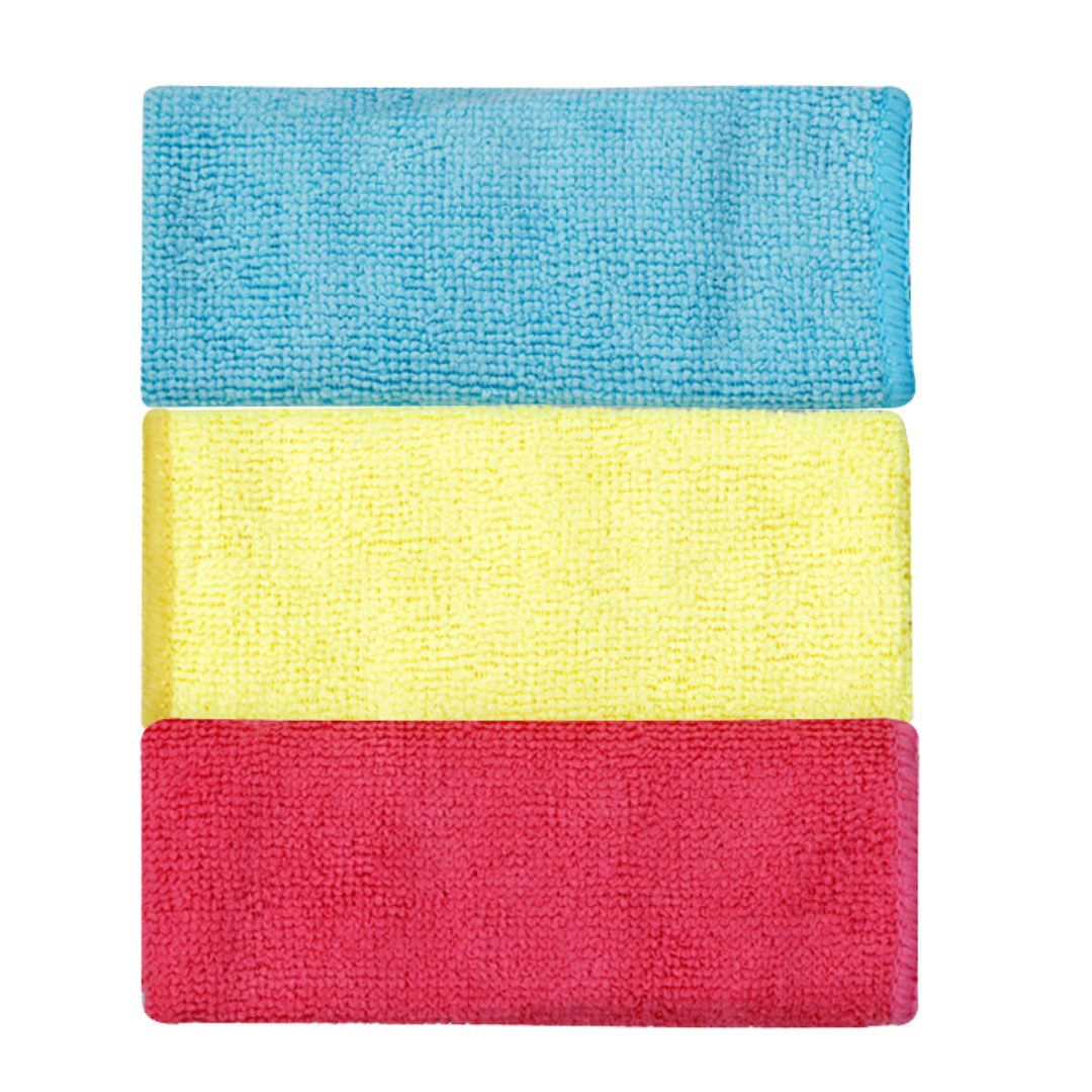 Микрофибра майлықтары OfficeClean "Стандарт", өлшемі 30*30 см, жинақта 3 дана / Тұрмыстық майлықтар №2