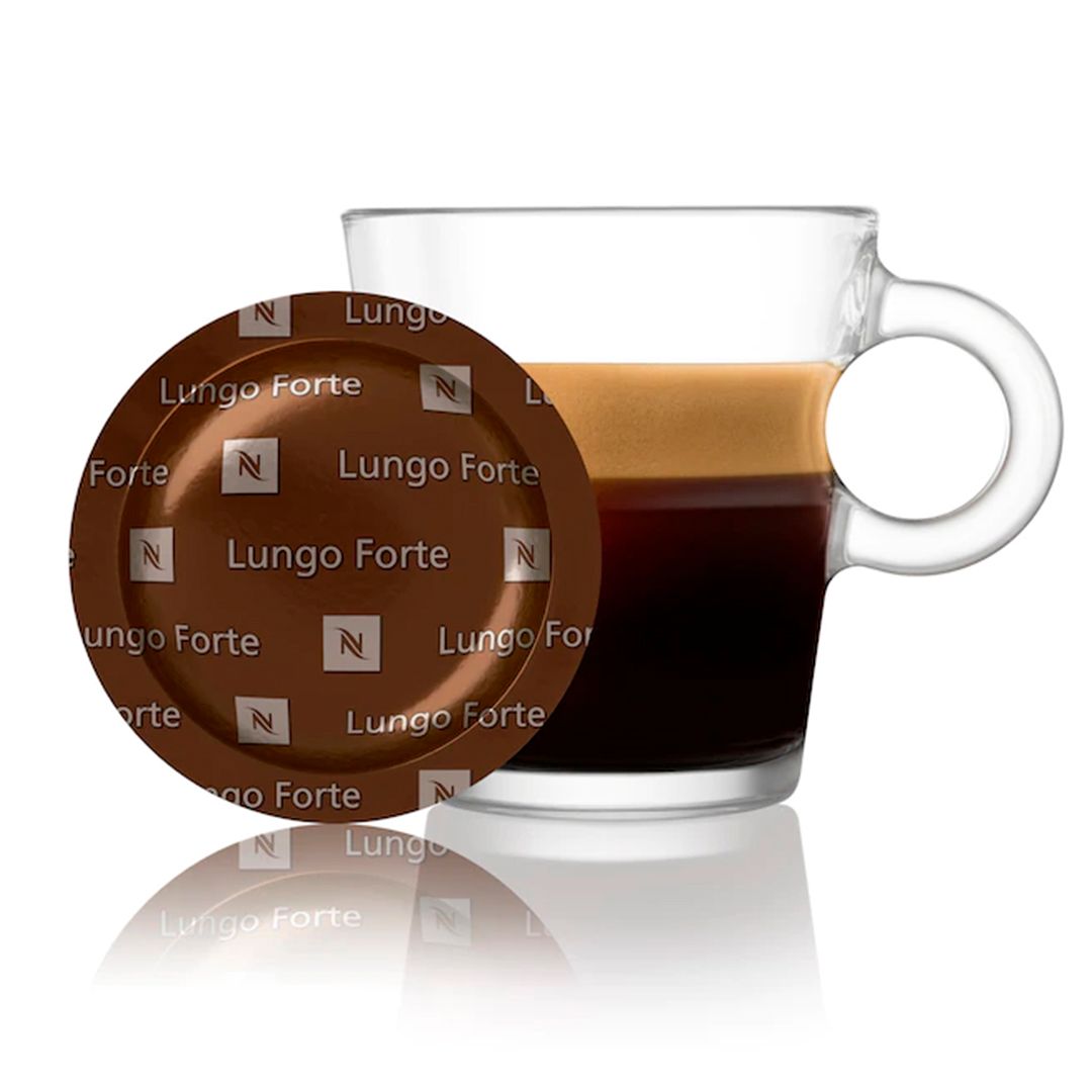 Кофе в капсулах Nespresso "Lungo Forte", для кофемашин Nespresso, 50 капсул / Кофе и чай в капсулах