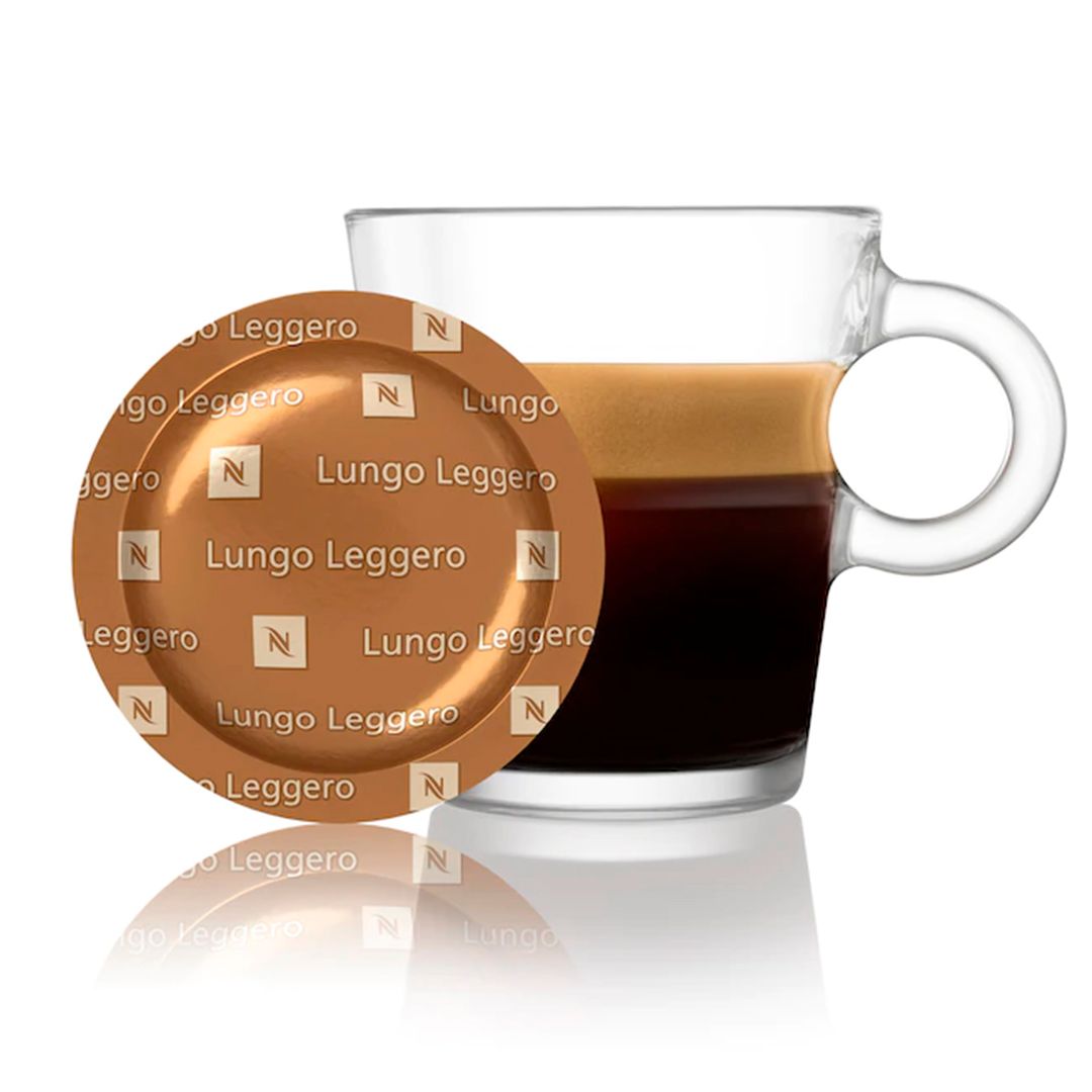 Кофе в капсулах Nespresso "Lungo Leggero", для кофемашин Nespresso, 50 капсул / Кофе и чай в капсулах