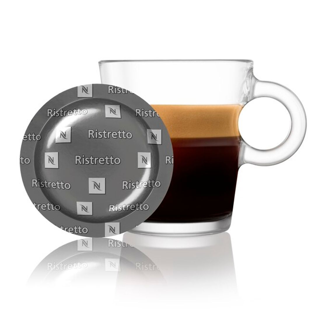 Кофе в капсулах Nespresso "Ristretto", для кофемашин Nespresso, 50 капсул / Кофе и чай в капсулах