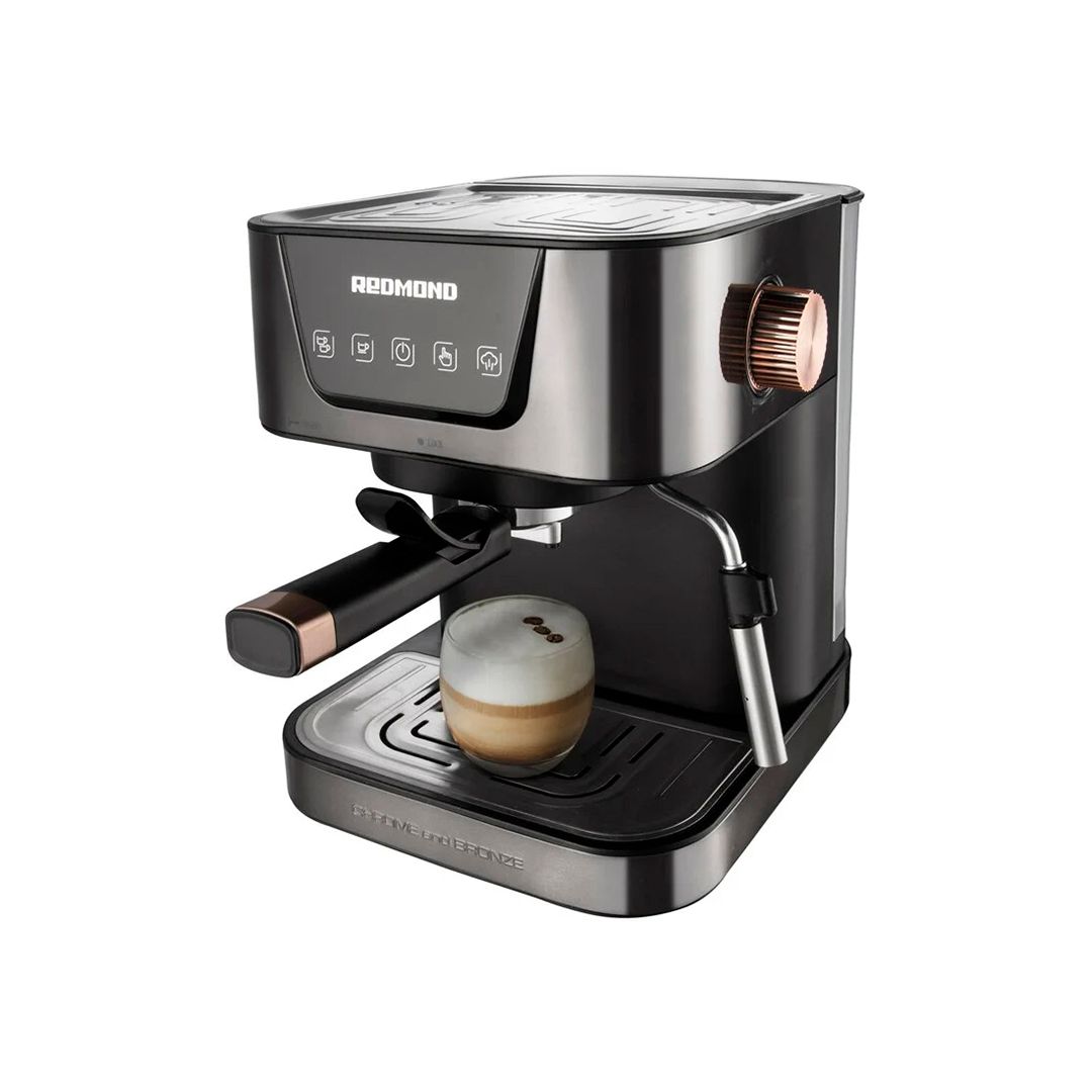 Кофеқайнатқыш Redmond RCM-CBM1514, мүйізшелі, 1,5 л, хром/қола / Кофеқайнатқыштар