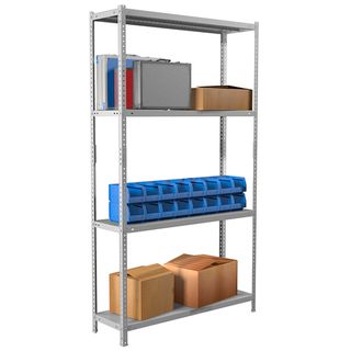 Металл сөрелер MS Standart 200, 4 сөреше, 1950*1000*300 мм / Сөрелер