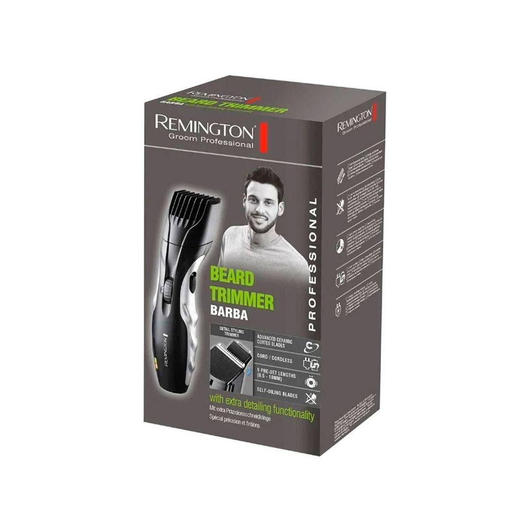 Триммер для бороды Remington MB320C, сеть/аккумулятор, керамика, черный/серебристый / null №3