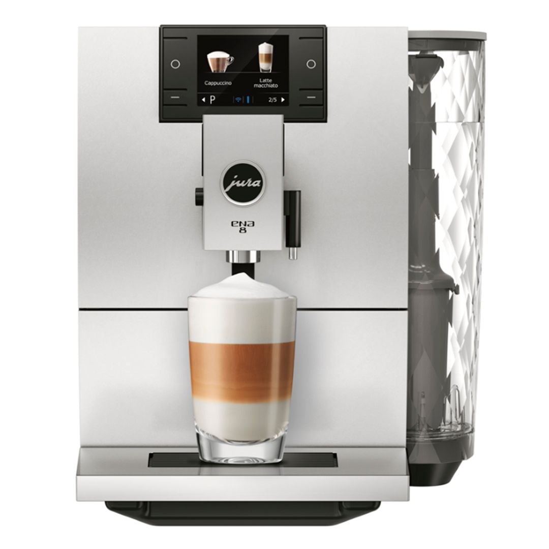 Кофемашина Jura ENA 8 Massive Aluminium, зерновой и молотый, серебристая / Кофемашины	