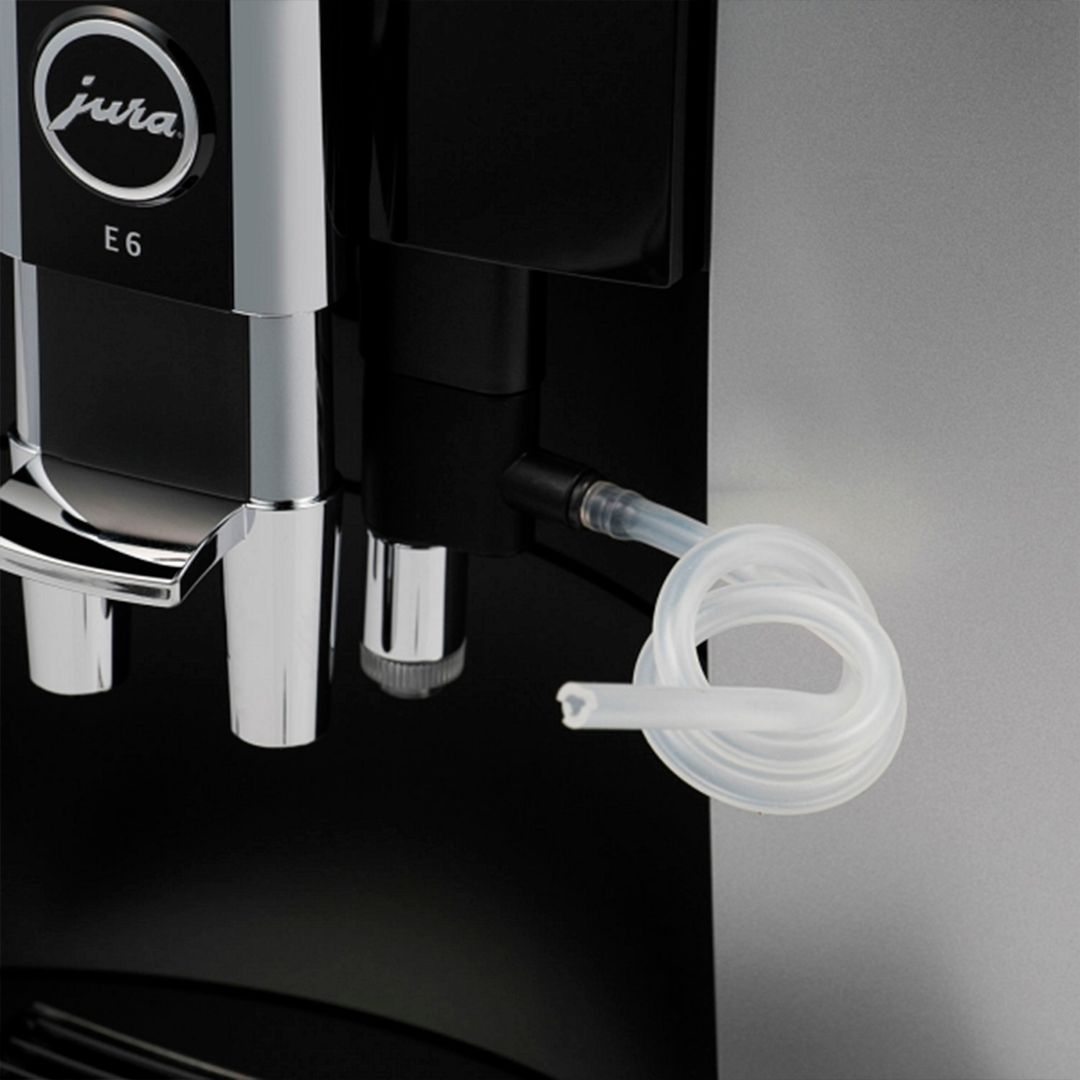 Кофемашина Jura E6 Platin, зерновой, черная/серебро / Кофемашины	 №5