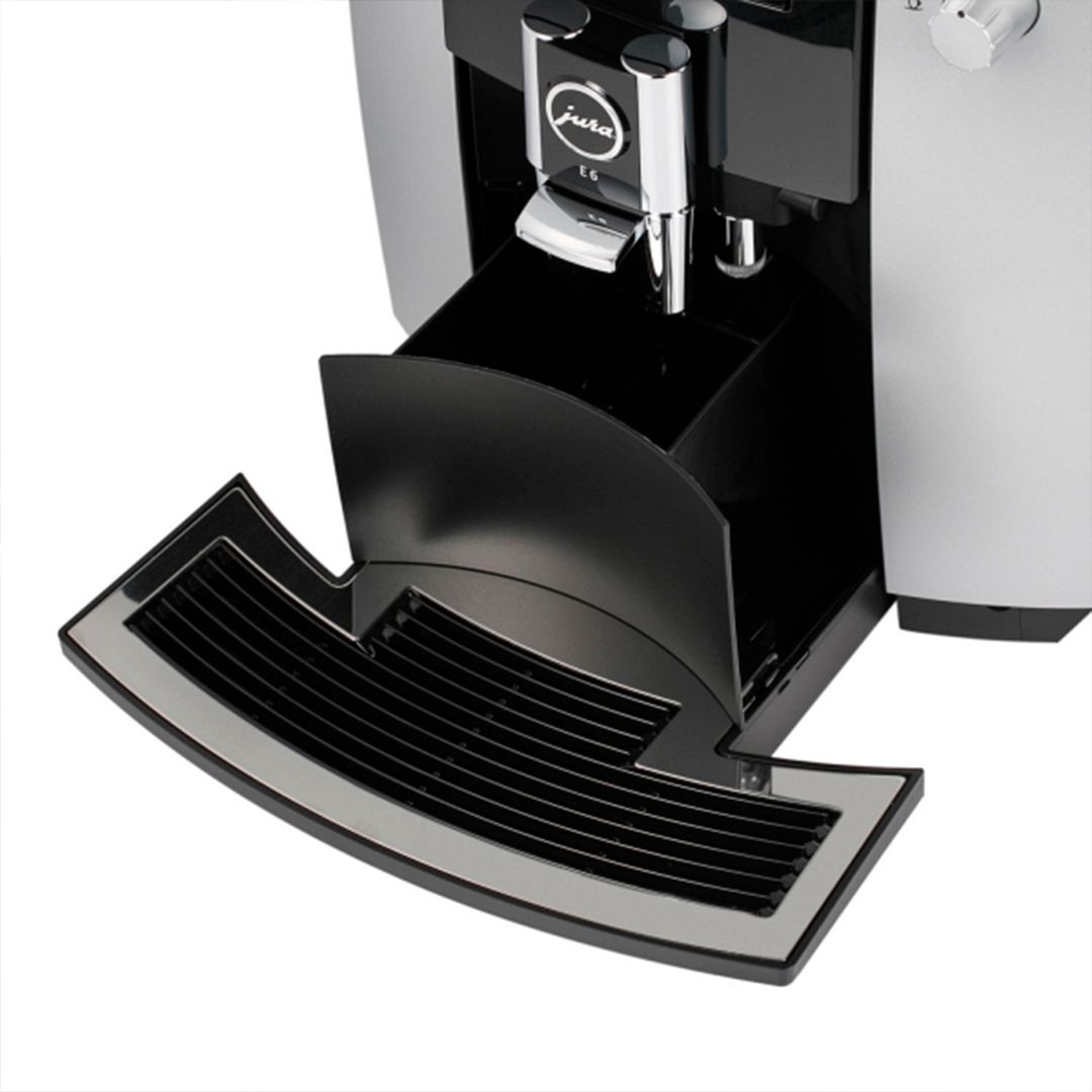 Кофемашина Jura E6 Platin, зерновой, черная/серебро / Кофемашины	 №6