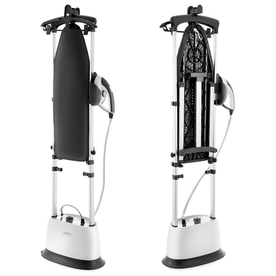 Отпариватель Kitfort КТ-940, мощность 2400 Вт, резервуар 1 л, белый / Уход за одеждой №2