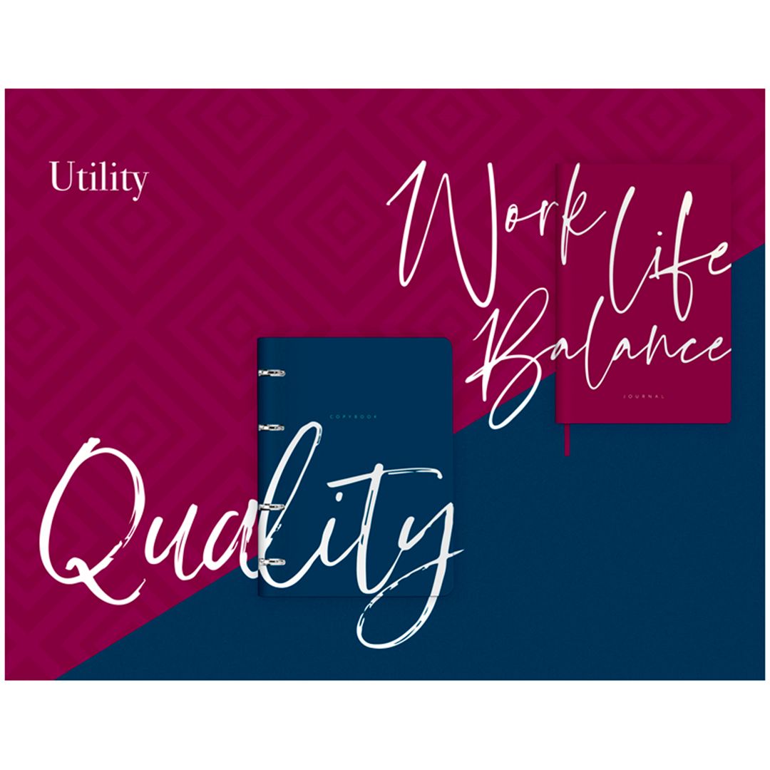 Ежедневник недатированный Greenwich Line "Utility. Burgundy", A5, 136 л., кожзам, цветной срез / Ежедневники недатированные №10