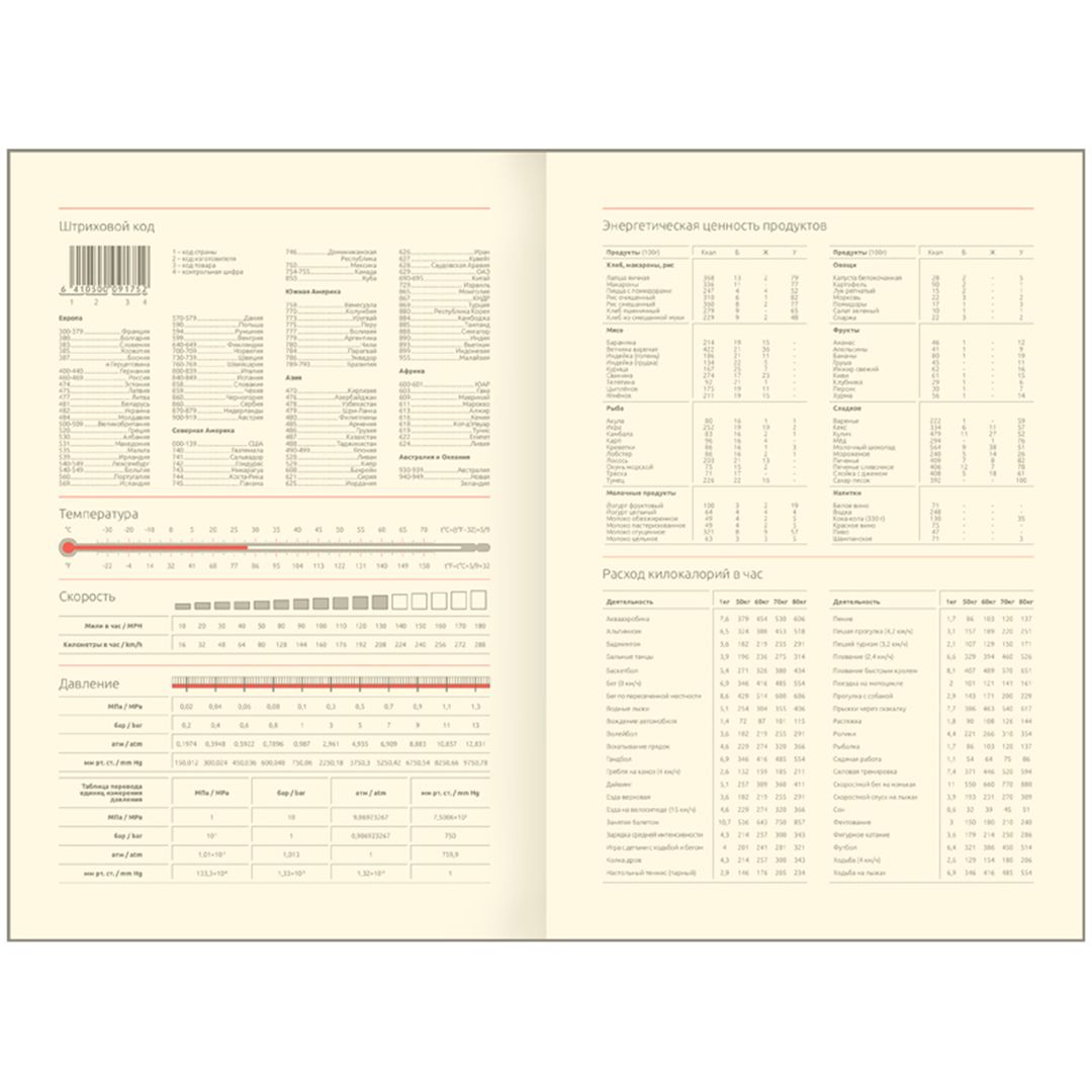 Ежедневник недатированный Greenwich Line "Essential. Mint", A5, 136 л., кожзам, цв. срез / Ежедневники недатированные №6