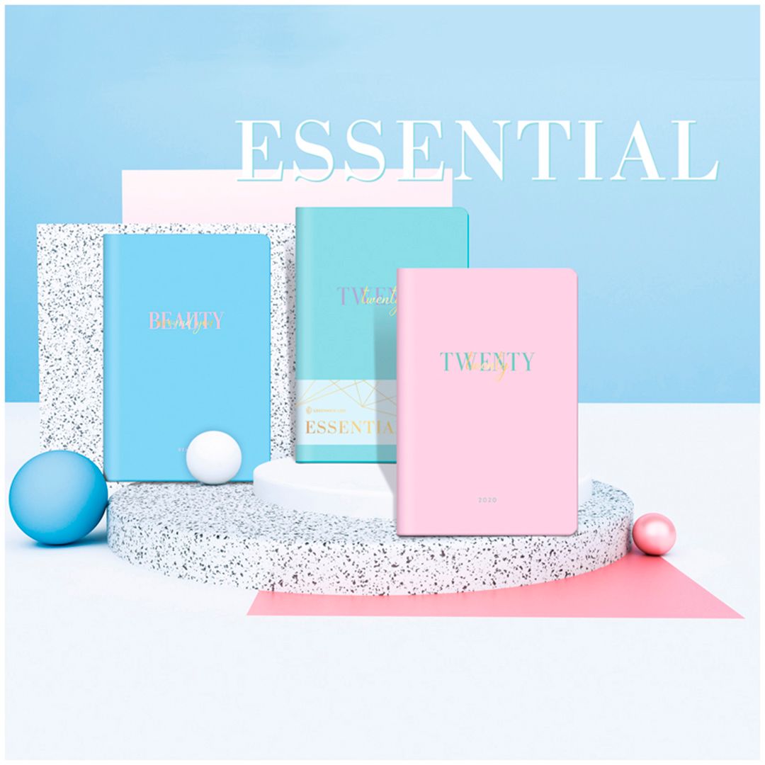 Ежедневник недатированный Greenwich Line "Essential. Blue", A5, 136 л., кожзам, цв. срез / Ежедневники недатированные №10