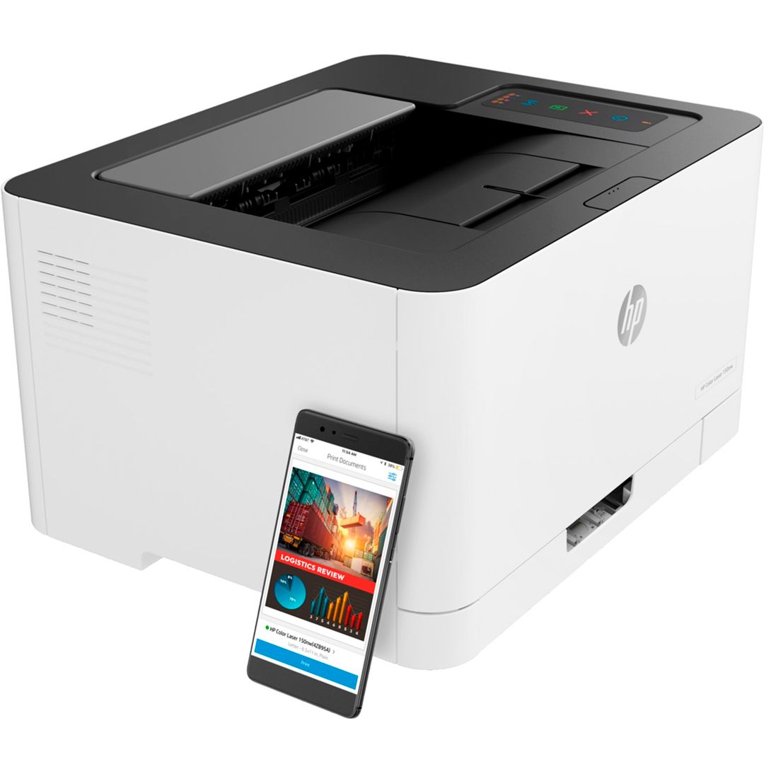 Принтер лазерный цветной HP Color Laser 150nw, А4, 18 стр/мин, 600*600 dpi, USB 2.0, Wi-Fi / Лазерные цветные №2