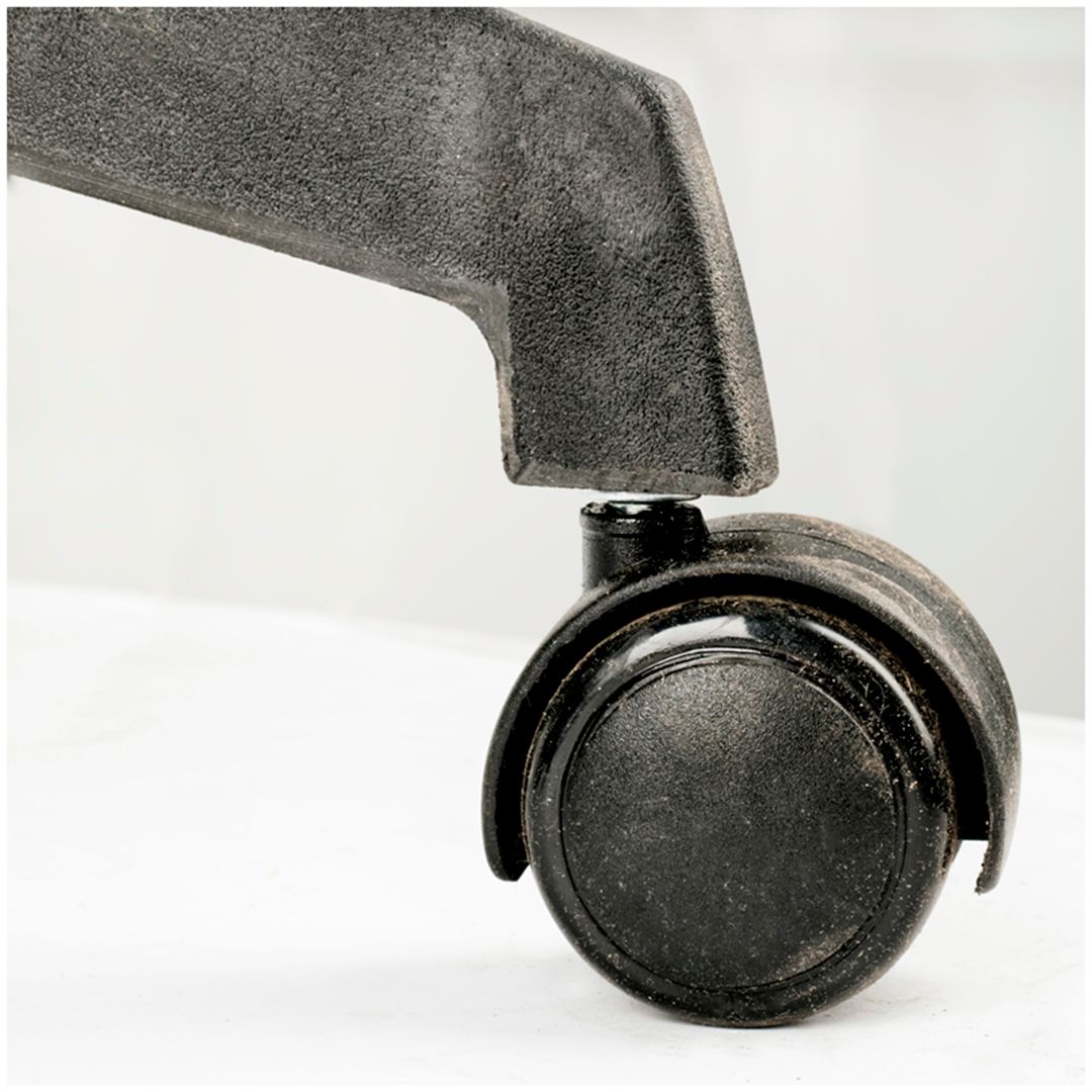 Кресло для персонала Helmi HL-M05 "Ambition", ткань серая, пластик черный / Кресла для персонала №5