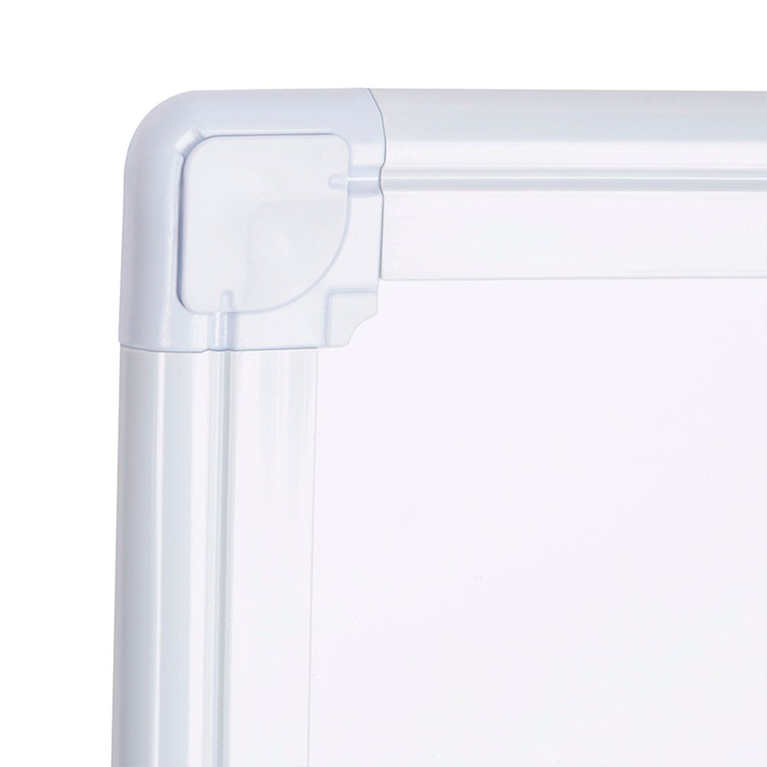 Доска магнитно-маркерная OfficeSpace, размер 90*120 см, рамка ПВХ, с полочкой для аксессуаров / Магнитно-маркерные доски №7