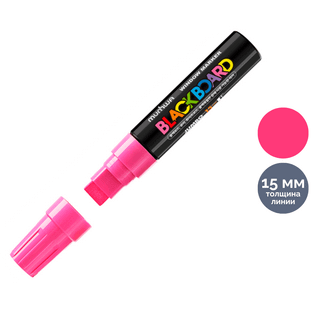 Борлы маркер MunHwa "Black Board Jumbo", су негізінде, 15 мм, қызғылт, баға бір дана үшін / Тақтаға арналған маркерлер