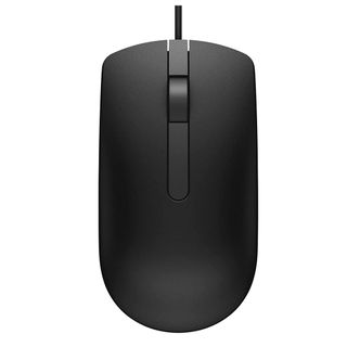 Мышь проводная оптическая Dell MS116, 3 кнопки, 1000 dpi, USB, черная / Мыши проводные