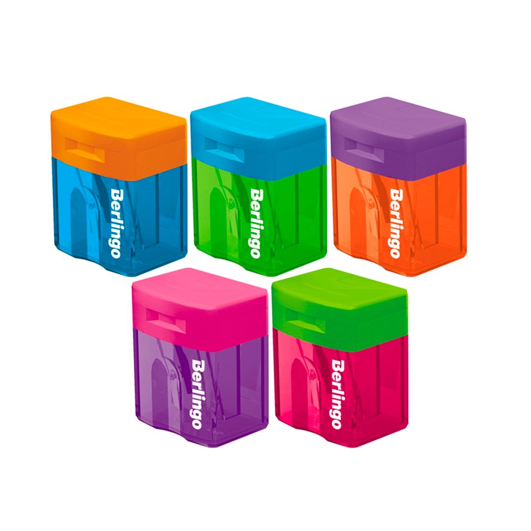 Ұштағыш Berlingo "Fuze", контейнермен, бір тесікті, ассорти, баға бір дана үшін / Ұштағыштар №2 oe.kz Ұштағыш Berlingo "Fuze", контейнермен, бір тесікті, ассорти, баға бір дана үшін / Ұштағыштар №2