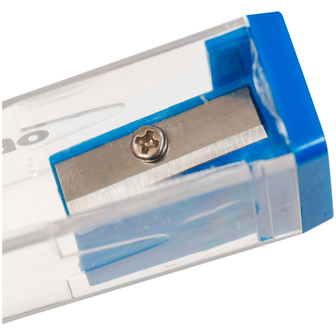 Ұштағыш Berlingo "Classic Pro", контейнермен, бір тесікті, ассорти, баға бір дана үшін / Ұштағыштар №4