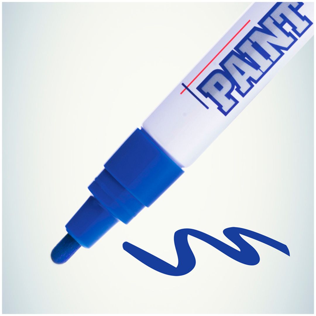 Бояу маркері MunHwa, ұшы оқ тәріздес, 4 мм, нитро негіз, көк, баға бір дана үшін / Бояу маркерлер №4