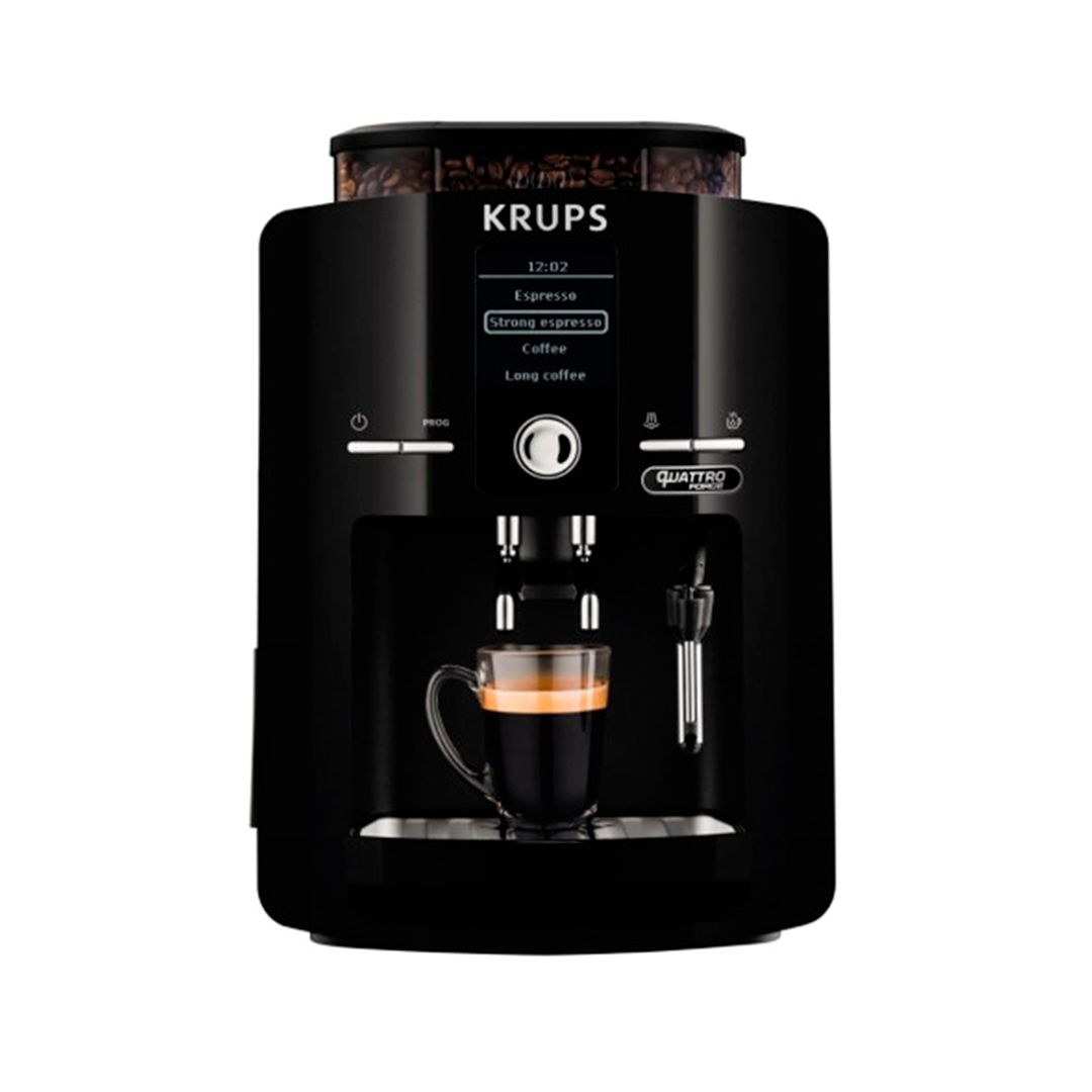 Кофемашина Krups EA82F010, 1450 Вт, зерновой, черная / Кофемашины	 №2