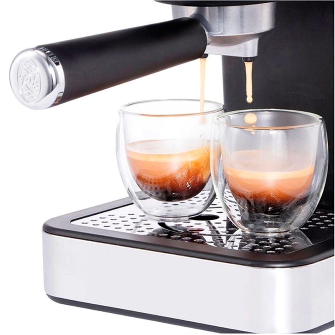Кофеварка Russell Hobbs 26450-56, рожковая, автоотключение, 1350Вт, 1,1 л, нерж.сталь, черный / Кофеварки №3 oe.kz Кофеварка Russell Hobbs 26450-56, рожковая, автоотключение, 1350Вт, 1,1 л, нерж.сталь, черный / Кофеварки №3