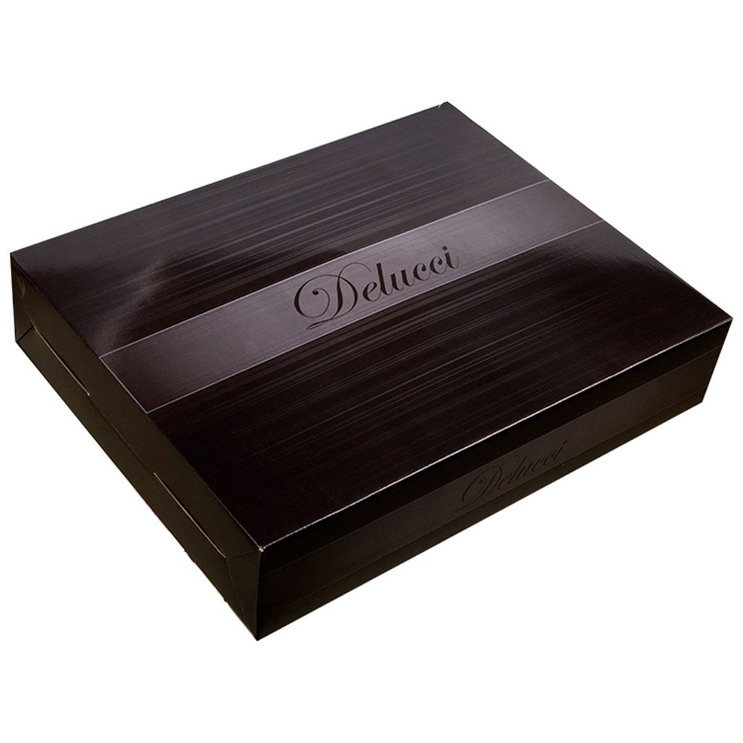 Набор настольный Delucci, 5 предметов, светлое/черное дерево / Настольные наборы №4