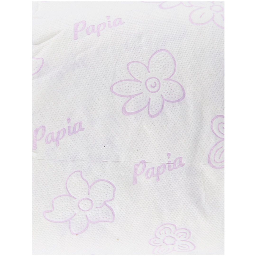 Туалетная бумага рулонная Papia "Bali flower", 16,8 метров, 3-х слойная, 12 рулонов, белая / Бумага туалетная бытовая №2