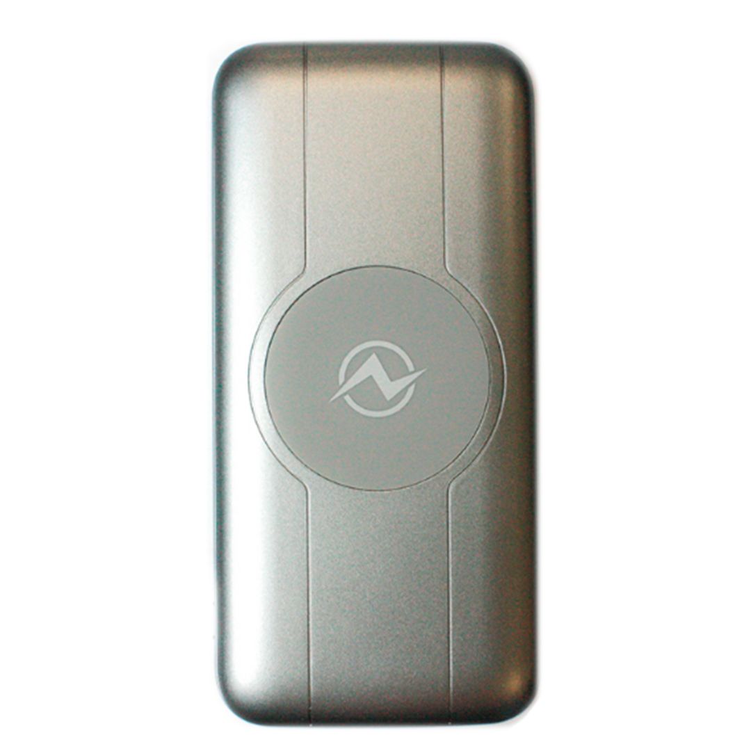 Портативное зарядное устройство Olmio QW-10, 10000 mAh, индикатор заряда, серый / Портативные зарядные устройства