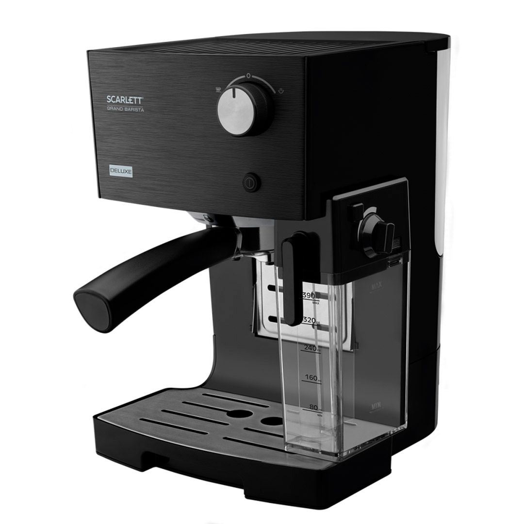 Кофеварка Scarlett SC-CM33016, рожковая, эспрессо и капучино, 1,4 л, черная / Кофеварки	 №2