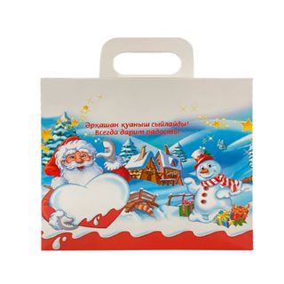 Жаңа жылдық сыйлық "Kinder", №1 жинағы, картон қорапшада / Жаңа жылдық сыйлықтар