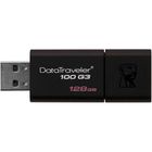 USB-флешка 128 Gb, Kingston "DT100G3", USB 3.0, черная