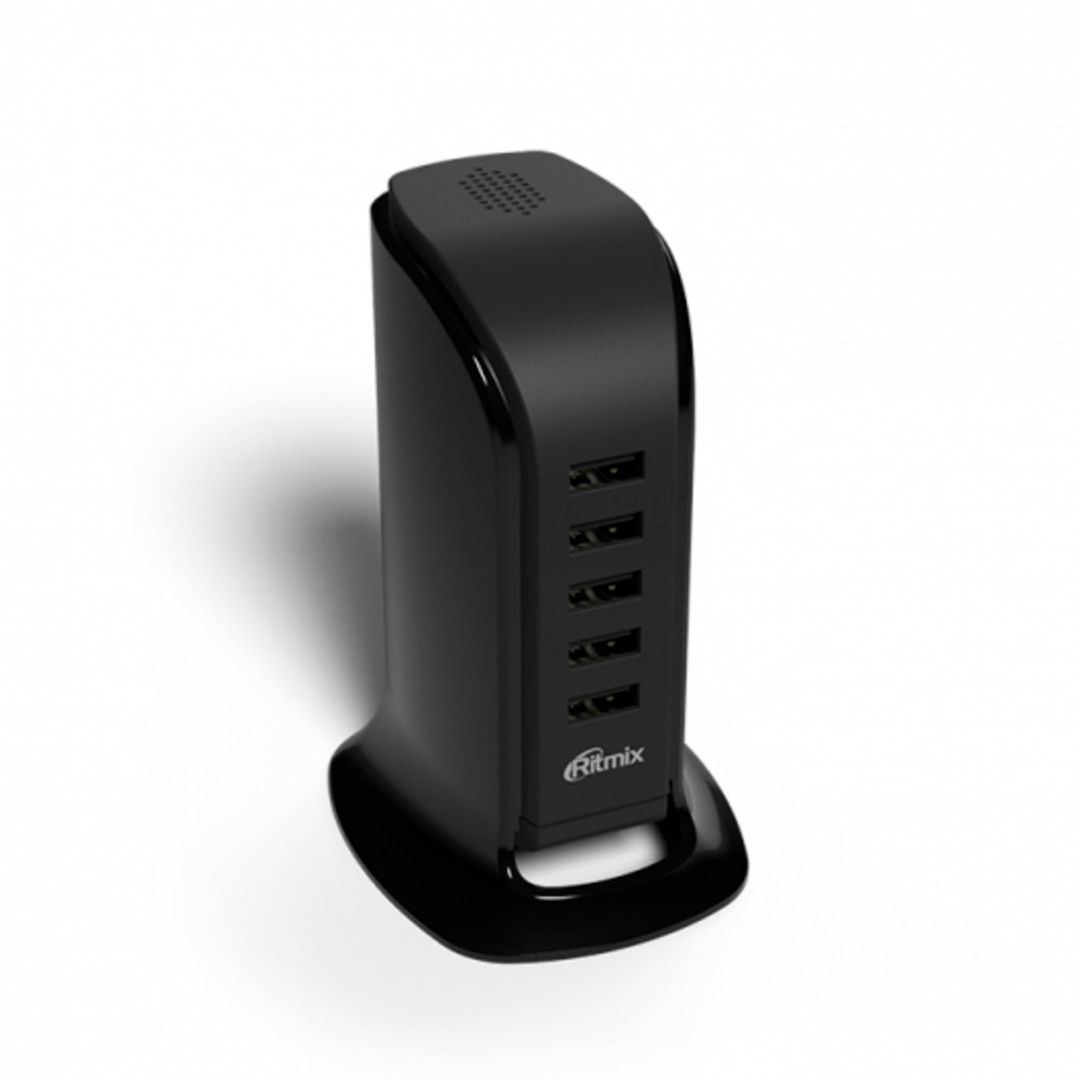 Расширитель USB, Ritmix RM-5055AC, 5 портов, USB 2.0, черный / Веб-камеры №2