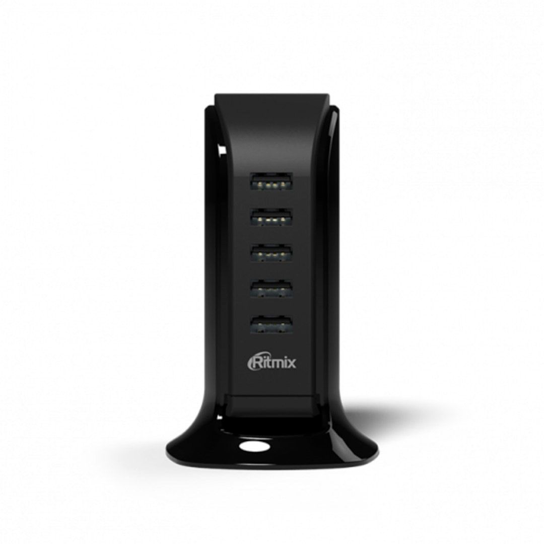 Расширитель USB, Ritmix RM-5055AC, 5 портов, USB 2.0, черный / Веб-камеры №3