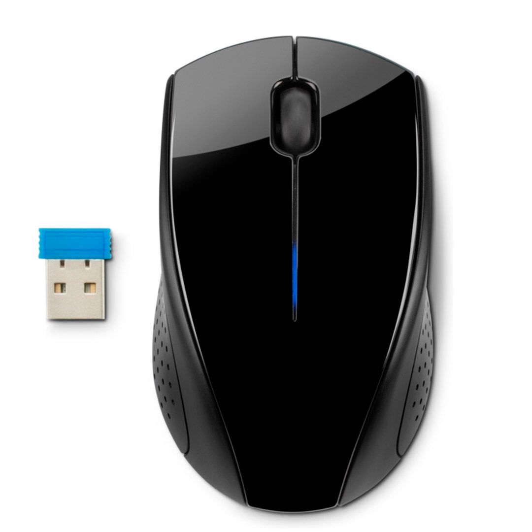 Мышь беспроводная HP 220, USB, 3 кнопки, 1000 dpi, оптическая, черная / Мыши беспроводные