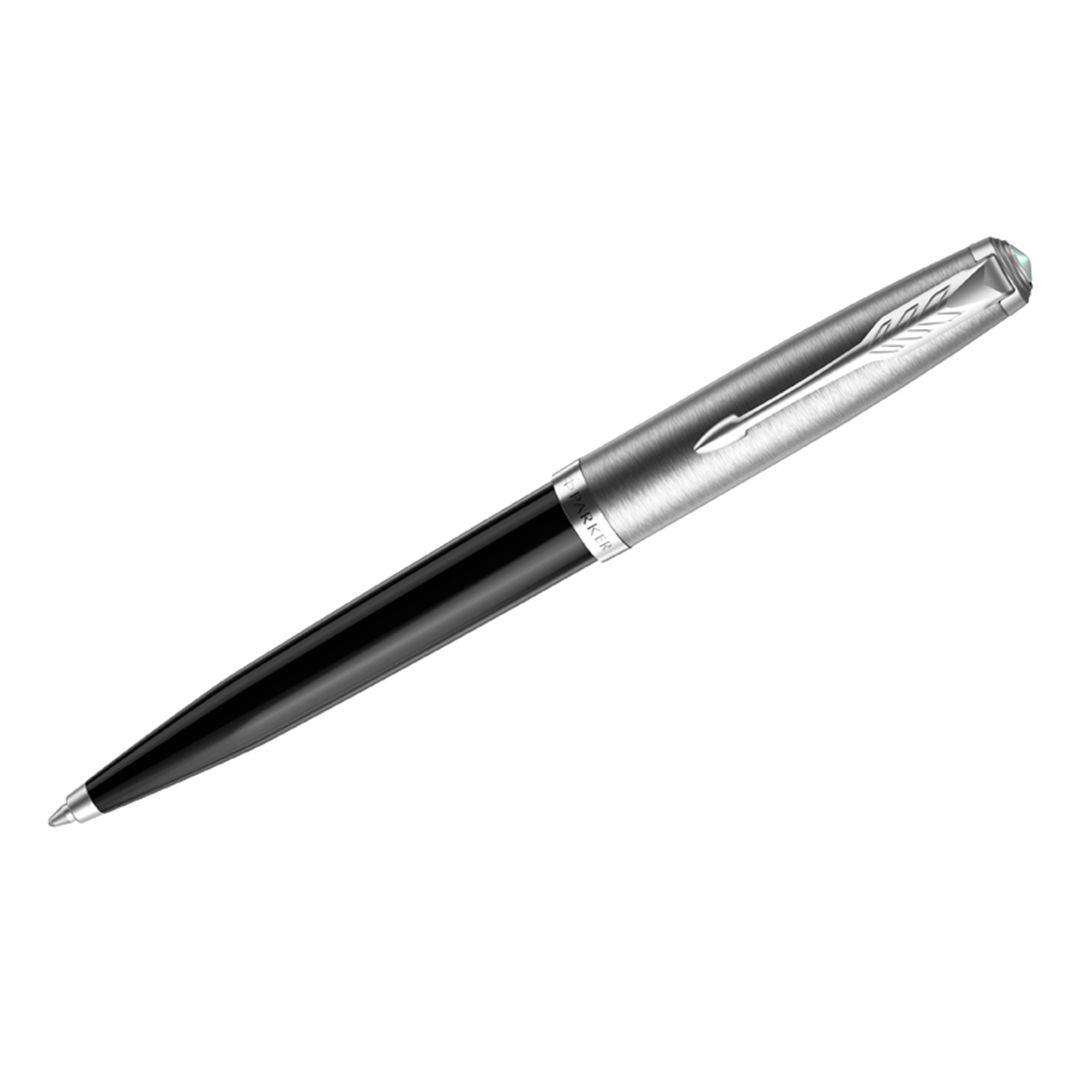Ручка шариковая Parker "51 Black CT", 1 мм, черная / Ручки премиум-класса